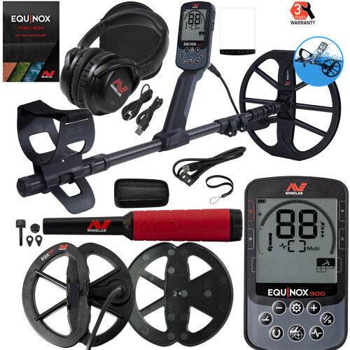 Metalo detektorius Minelab EQUINOX 900 + DOVANA: PRO-FIND 40