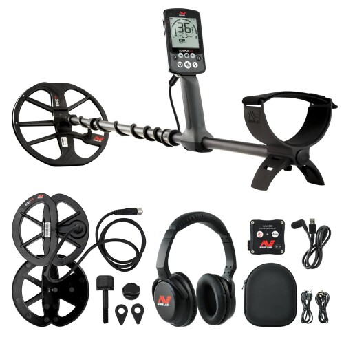 Minelab EQUINOX 800 Metal Detector + GIFT: Atspari vandeniui 6” ritė Equinox